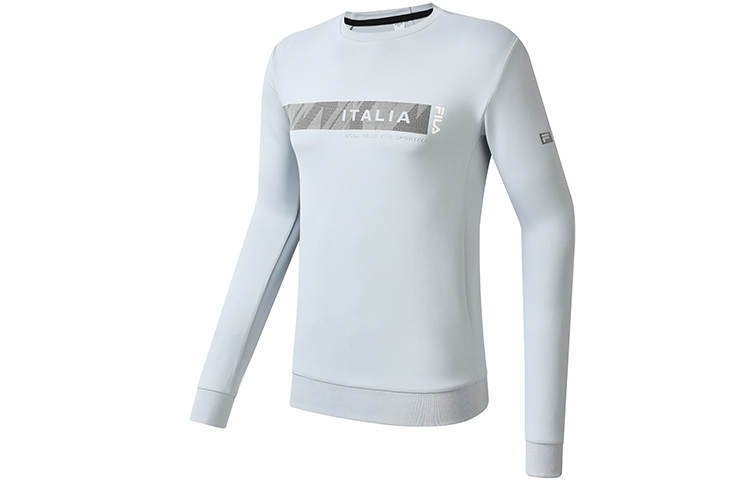 FILA Athletics Sweatshirts Men's Gel Gray Crew Neck Moderate Regular