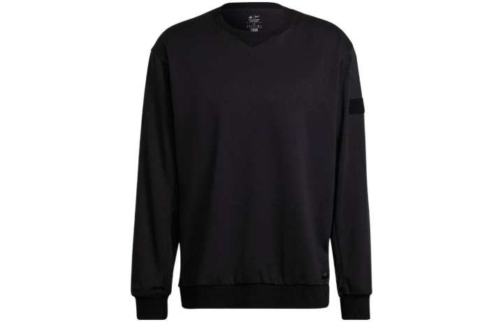 Adidas Adidas Sweatshirts Men's Black Crew Neck Moderate Regular
