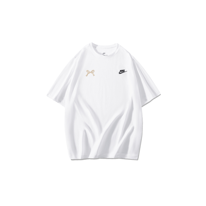Nike Nike T Shirts Men's White Crew Neck Moderate Straight Fit