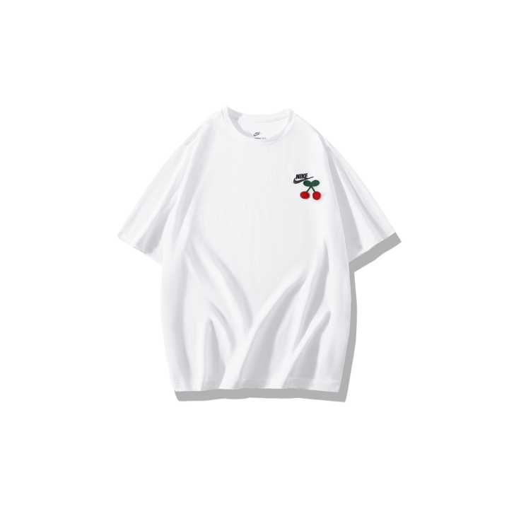 Nike Nike T Shirts Unisex White Crew Neck Moderate Straight Fit