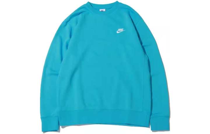 Nike Nike Sweatshirts Men's Sky Blue Crew Neck Moderate Regular