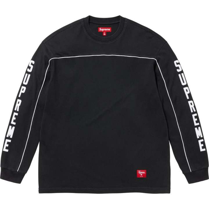 Supreme Supreme Paneled Piping L/S Top