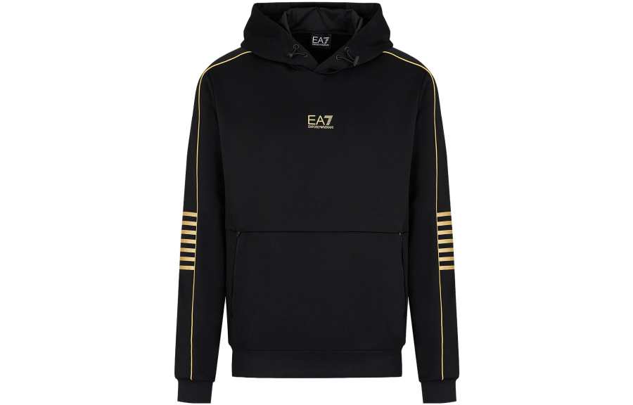 EMPORIO ARMANI EA7 Sweatshirts Men's Black Moderate