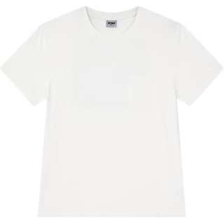 Pony T Shirts Men's White Crew Neck Moderate