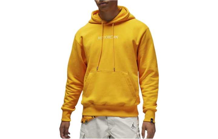 Jordan Jordan Sweatshirts Men's Yellow Hooded Moderate Regular