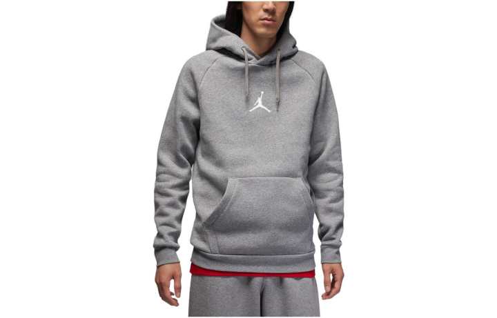 Jordan Jordan Sweatshirts Men's Gray Hooded Moderate Regular