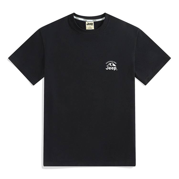 Jeep T Shirts Unisex Crew Neck Moderate Straight Fit