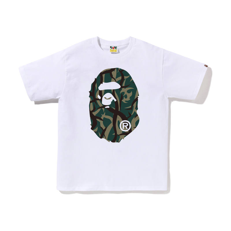 A BATHING APE A Bathing Ape Camo Big Head T-shirt