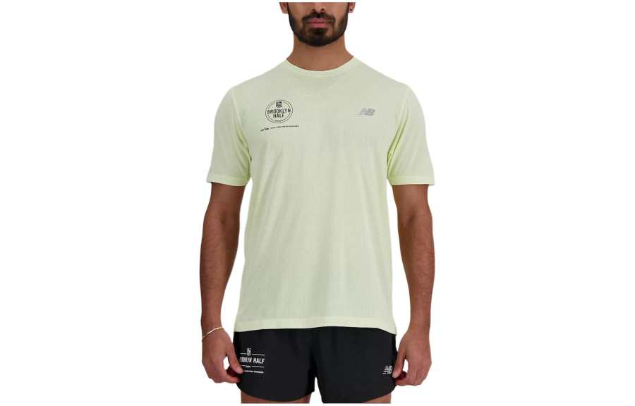 New Balance New Balance RBC T Shirt Men's Neon Green