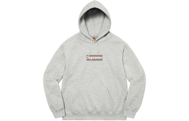 Supreme Supreme Burberry Box Logo Hooded Sweatshirt