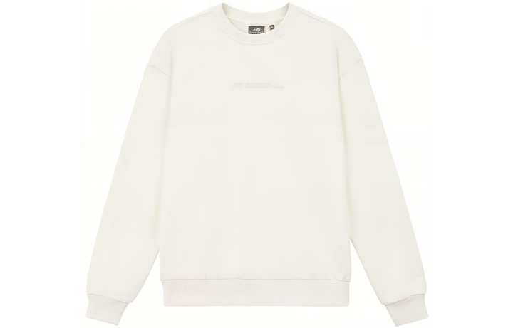 New Balance New Balance Sweatshirts Men's White Crew Neck Moderate Regular