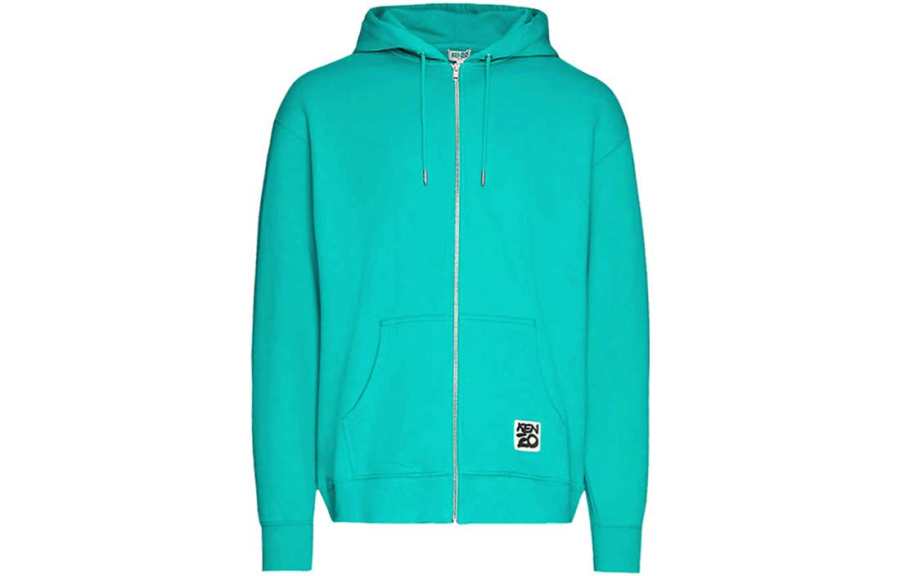 KENZO Sweatshirts Men's Green Hooded Moderate Other