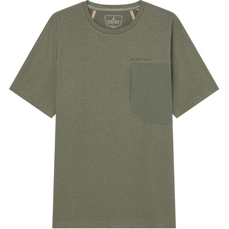NAUTICA T Shirts Men's Crew Neck Moderate