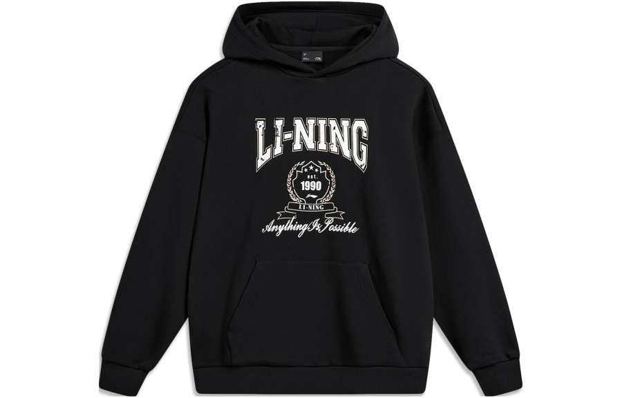 Li-Ning Li Ning Sweatshirt Unisex Black