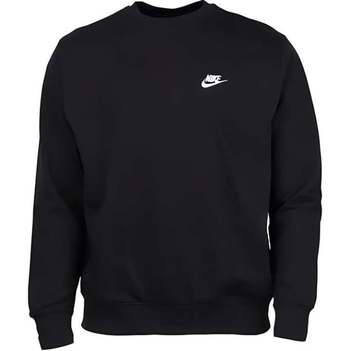 Nike Nike Sweatshirts Men's Black Crew Neck Moderate Regular