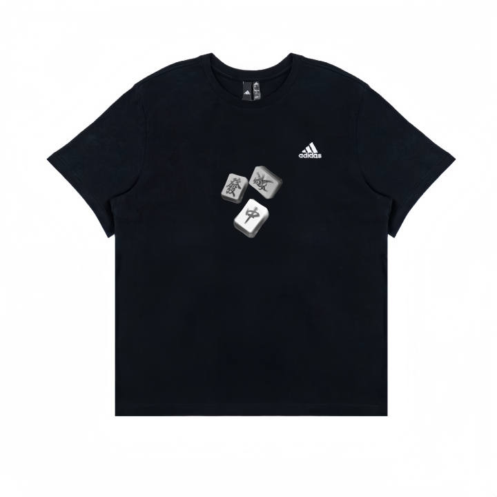 Adidas Adidas T Shirts Unisex Black Crew Neck Straight Fit