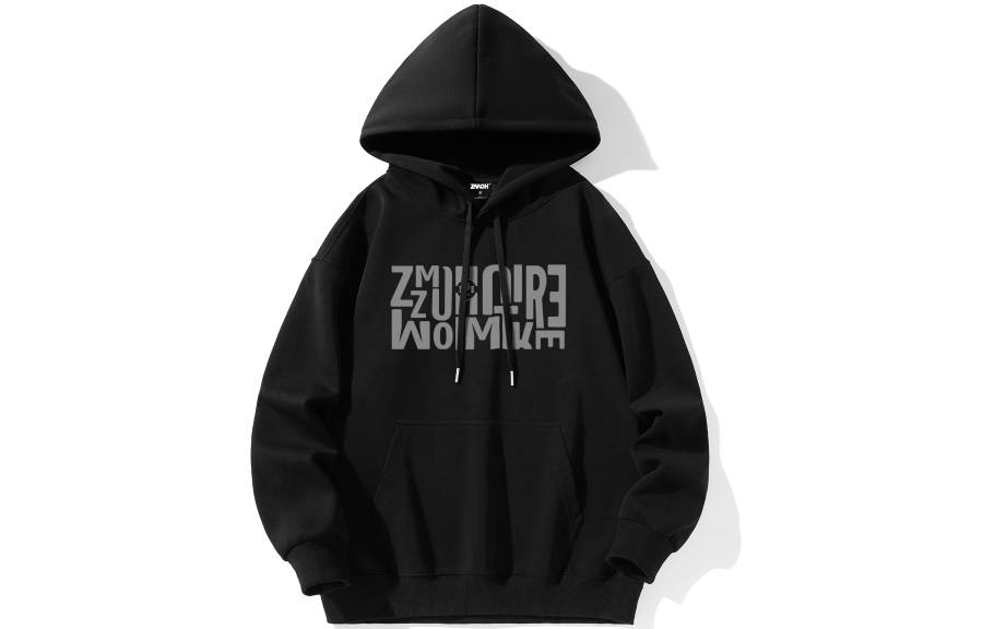 ZMOH Unordered Collection Sweatshirts Unisex Hooded Thickened Heavyweight
