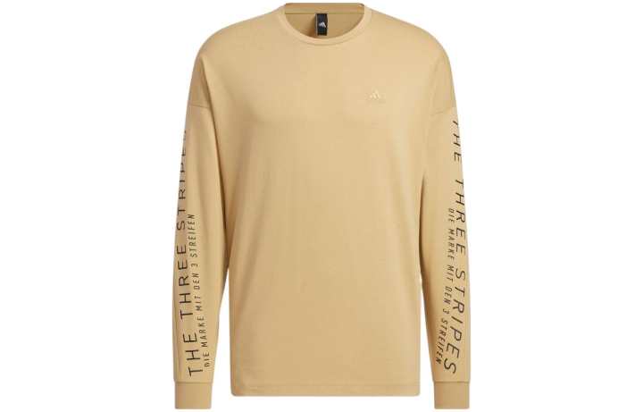 Adidas Adidas Sweatshirts Unisex Khaki Crew Neck Moderate Regular