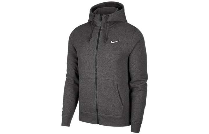 Nike Nike Sweatshirts Men's Gray Hooded Moderate Cardigan