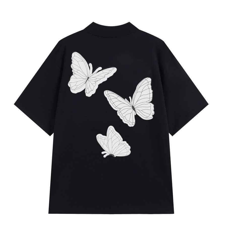 Adidas Adidas T Shirts Unisex Black Stand Collar Moderate Straight Fit