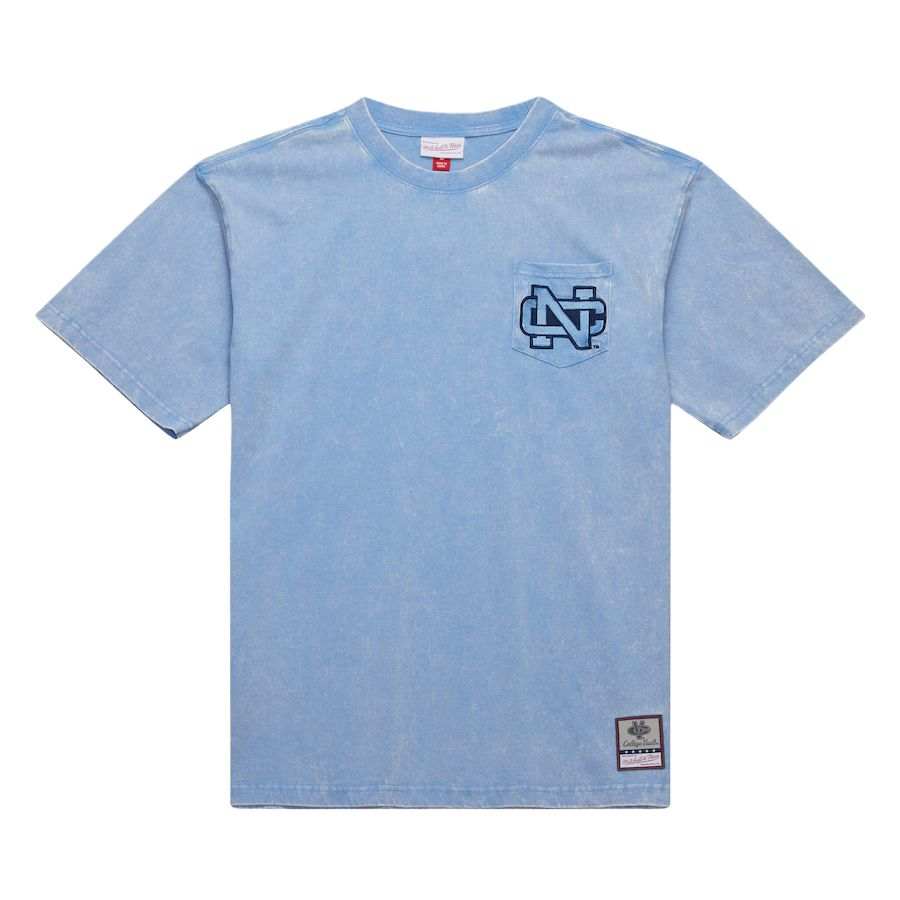 Mitchell Ness Mitchell Ness T Shirt Men's Carolina Blue