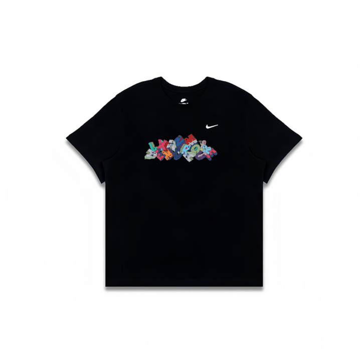 Nike Nike T Shirts Men's Black Crew Neck Moderate