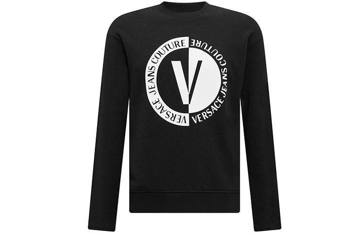 VERSACE JEANS COUTURE 【Best of: PromotionsPrevious Season】logo-print cotton sweatshirt