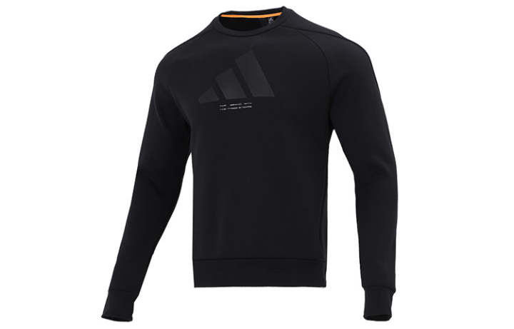 Adidas Adidas Sweatshirts Men's Black Crew Neck Moderate