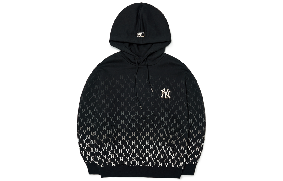MLB MLB Base Logo Sweatshirts Unisex Black Hooded Moderate Regular