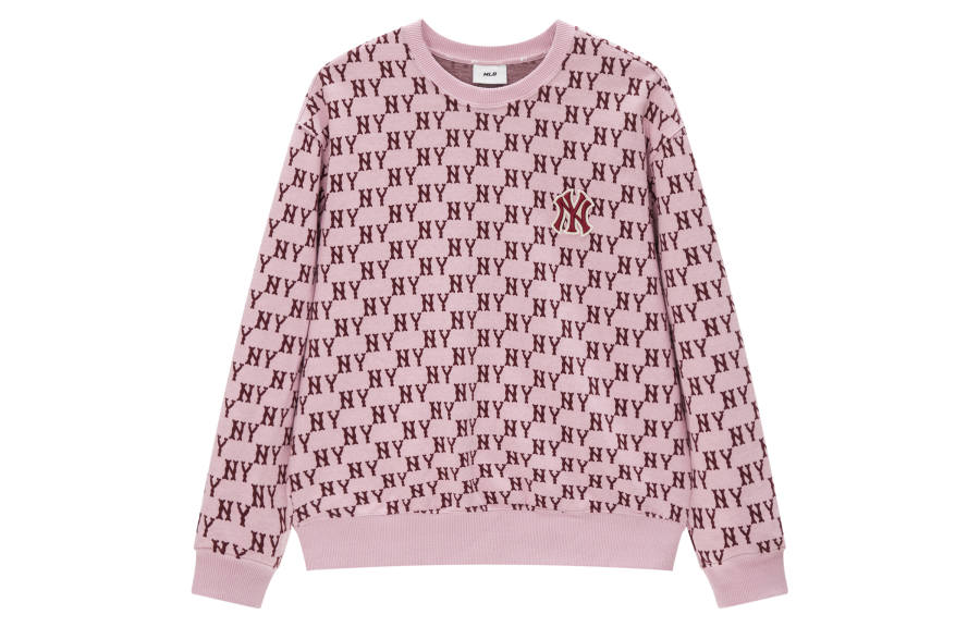 MLB MLB Sweatshirts Unisex Peach Crew Neck Moderate Regular