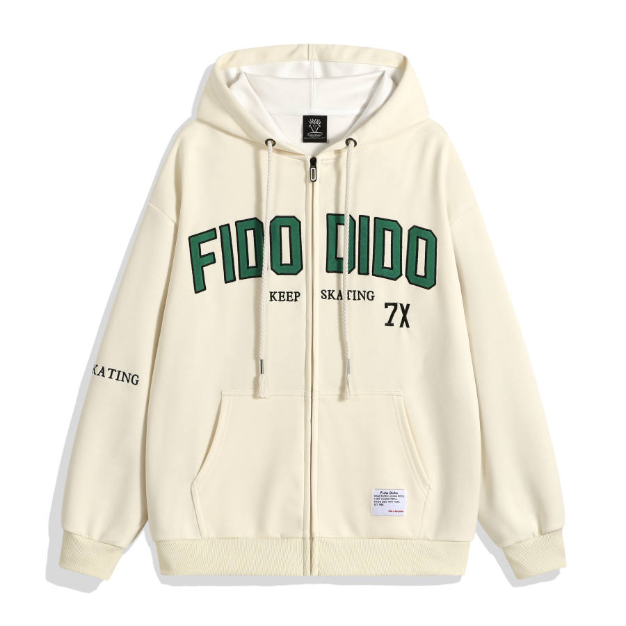 FIDO DIDO FIDO DIDO Sweatshirt Jacket Unisex