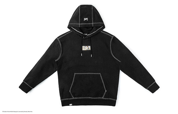 Lee Lee Sweatshirts Men's Black Hooded Moderate Regular