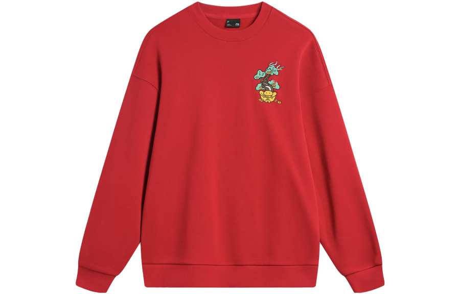 Li-Ning Li Ning CNY Sweatshirt Unisex Agate Red