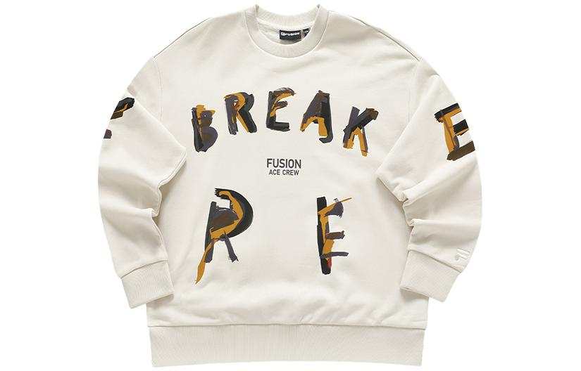 FILA FUSION American Sweatshirt Unisex Gray Wheat