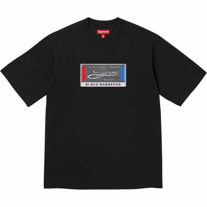 Supreme Supreme Intarsia Label S/S Top