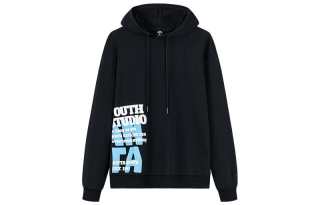 ANTA Life Collection Sweatshirts Unisex Black Hooded Moderate Regular