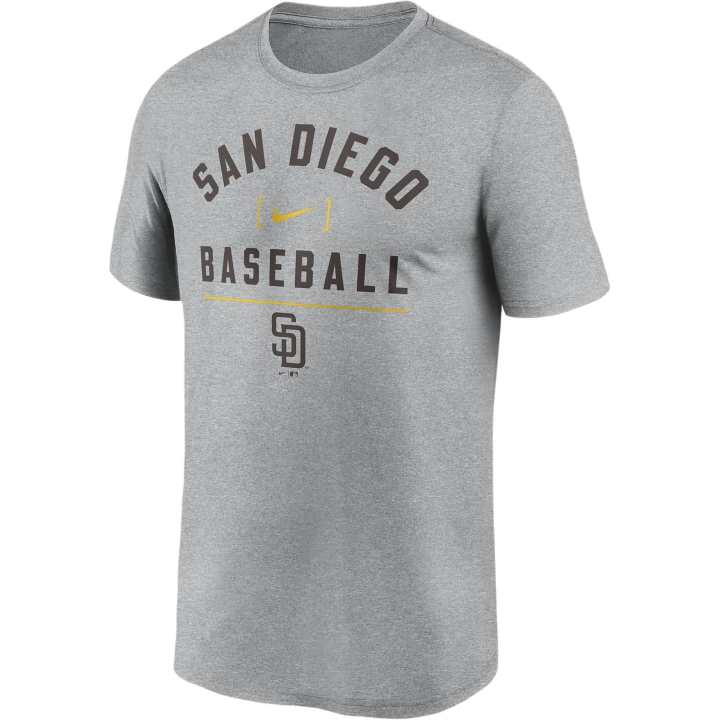 Nike Nike San Diego Padres Cooperstown 2-Hit Large Logo Men's Nike Mlb T-Shirt