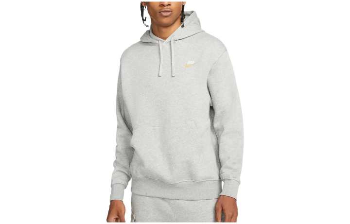 Nike Nike Sweatshirts Men's Light Gray Hooded Moderate Regular