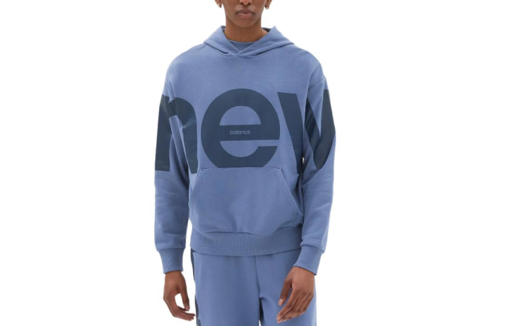 New Balance New Balance Sweatshirts Unisex Blue Hooded Moderate Regular