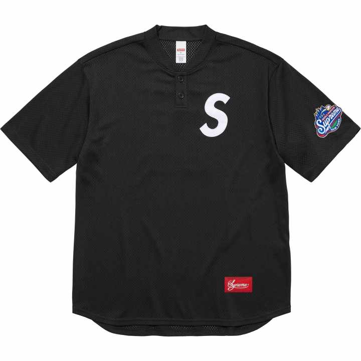 Supreme Supreme S Logo Baseball Henley