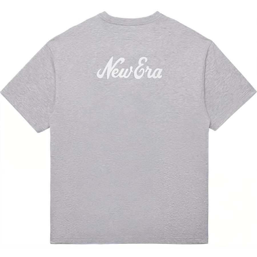 New Era T Shirts Men's Gray Crew Neck Moderate