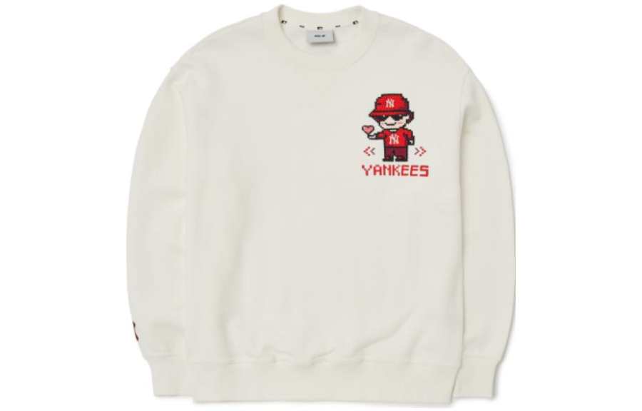 MLB MLB Sweatshirts Men's Ecru Crew Neck Moderate Regular