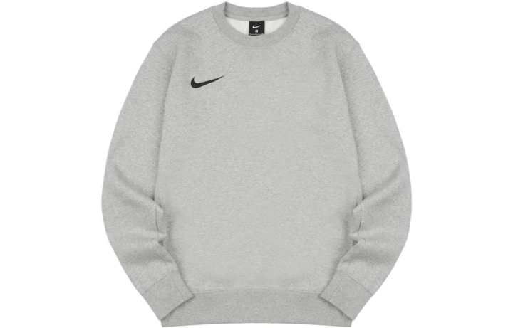 Nike Nike Sweatshirts Men's Gray Crew Neck Moderate Regular