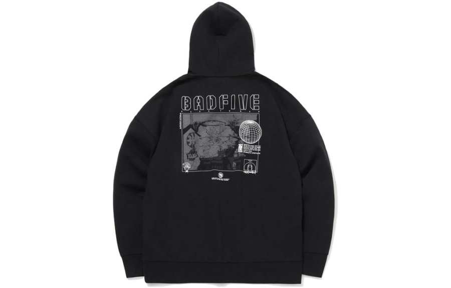 Li-Ning Li Ning Sweatshirts Men's Black Hooded Moderate Regular