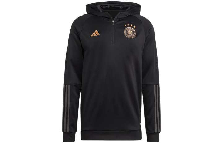 Adidas Adidas Sweatshirts Men's Black Hooded Moderate Regular