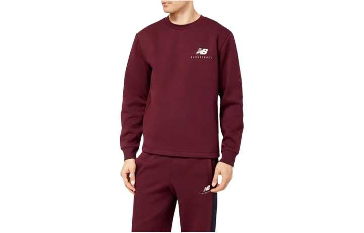 New Balance New Balance Sweatshirts Men's Red Crew Neck Moderate Regular