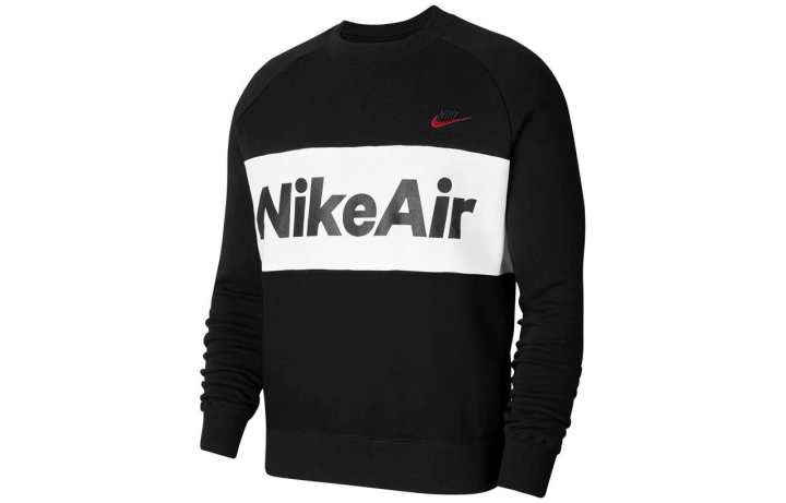 Nike Nike Sweatshirts Men's Black Crew Neck Moderate Regular