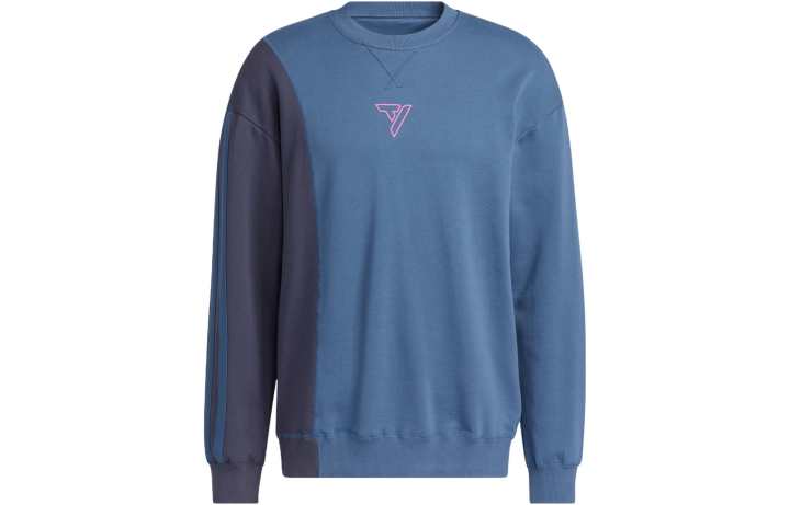 Adidas Adidas Sweatshirts Men's Blue Crew Neck Moderate Regular