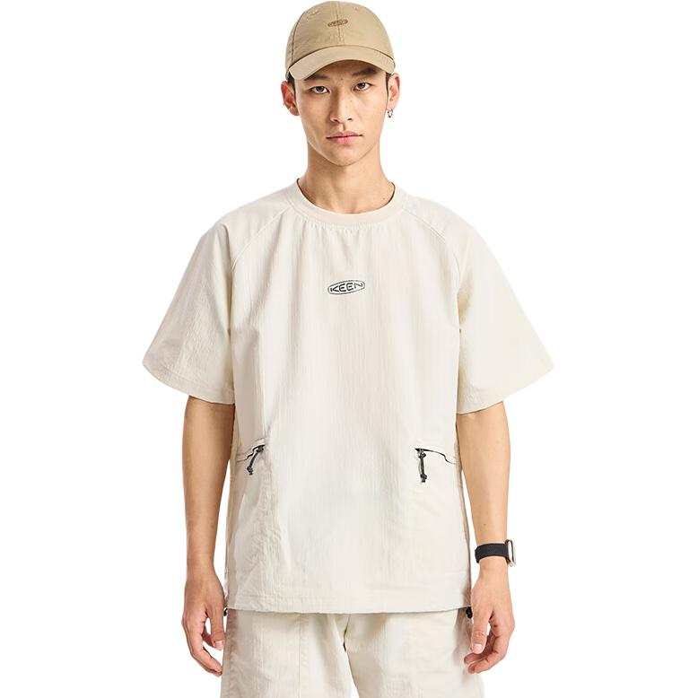Keen T Shirts Unisex White Crew Neck Moderate