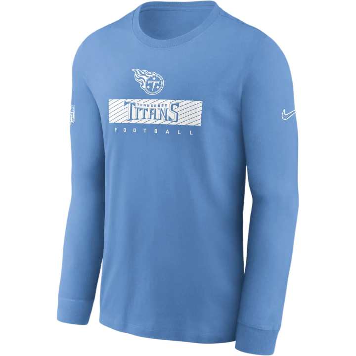 Nike Nike Tennessee Titans Sideline Team Issue Men's Nike Dri FIT Nfl Long Sleeve T Shirt